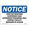 Signmission OSHA Sign, Hard Hats Required Suspended Load Authorized, 14in X 10in Decal, 14" W, 10" H, Landscap OS-NS-D-1014-L-13298 - alternate 1